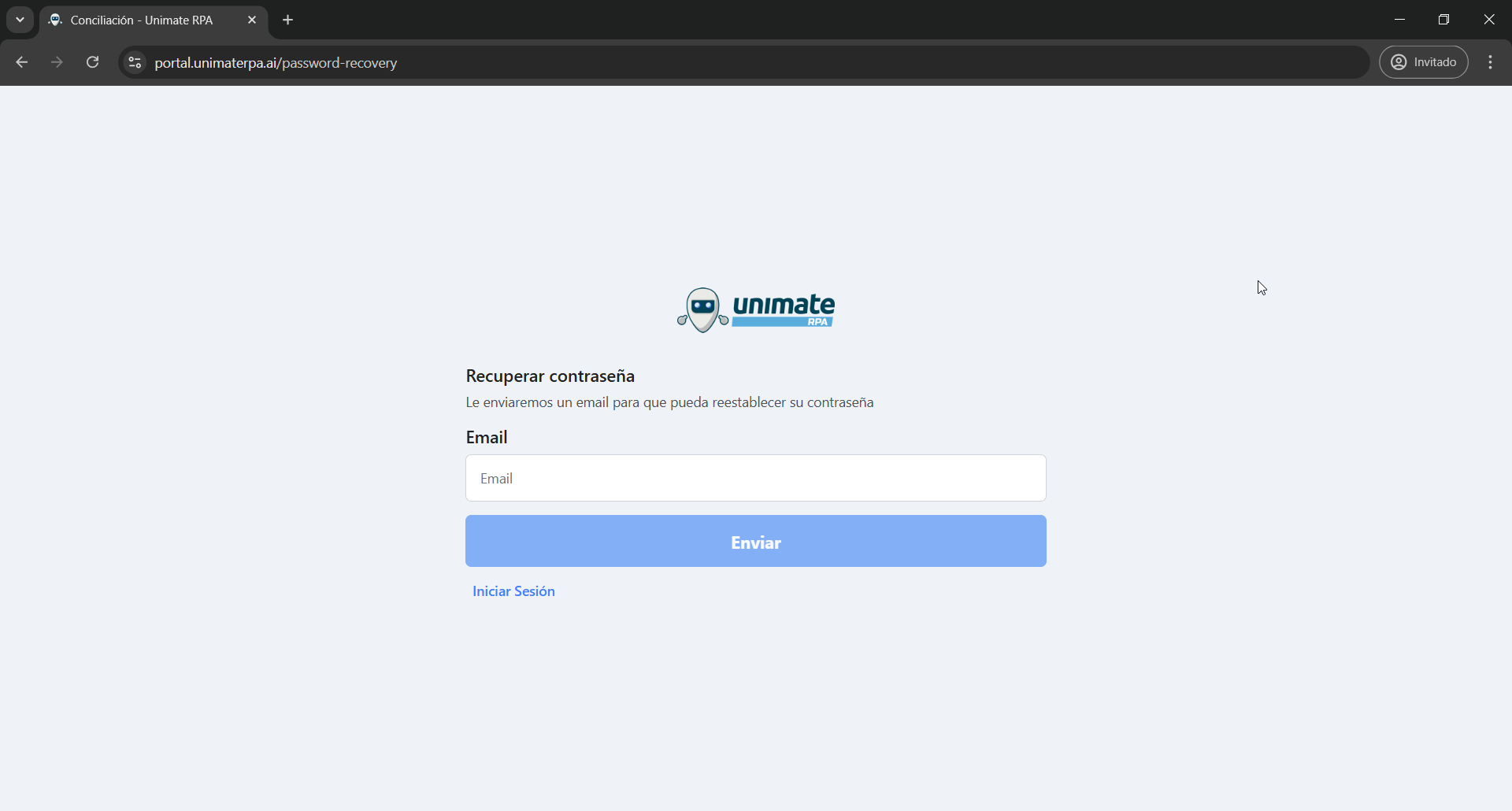 Screenshot of the main menu