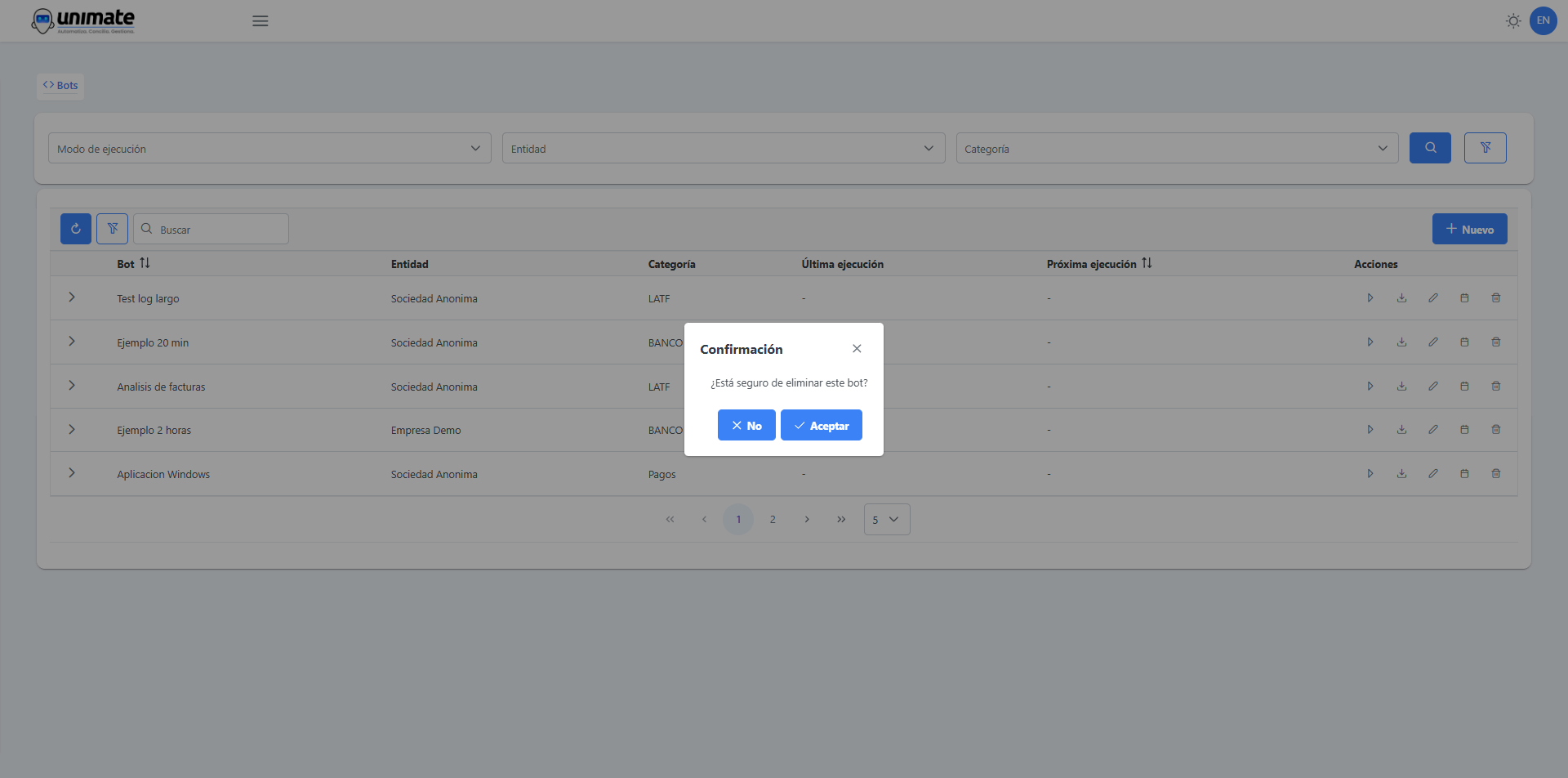 Monitor de ejecución en tiempo real